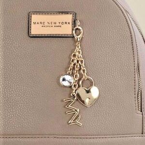 Andrew Marc New York Gold Tone Bag Charm